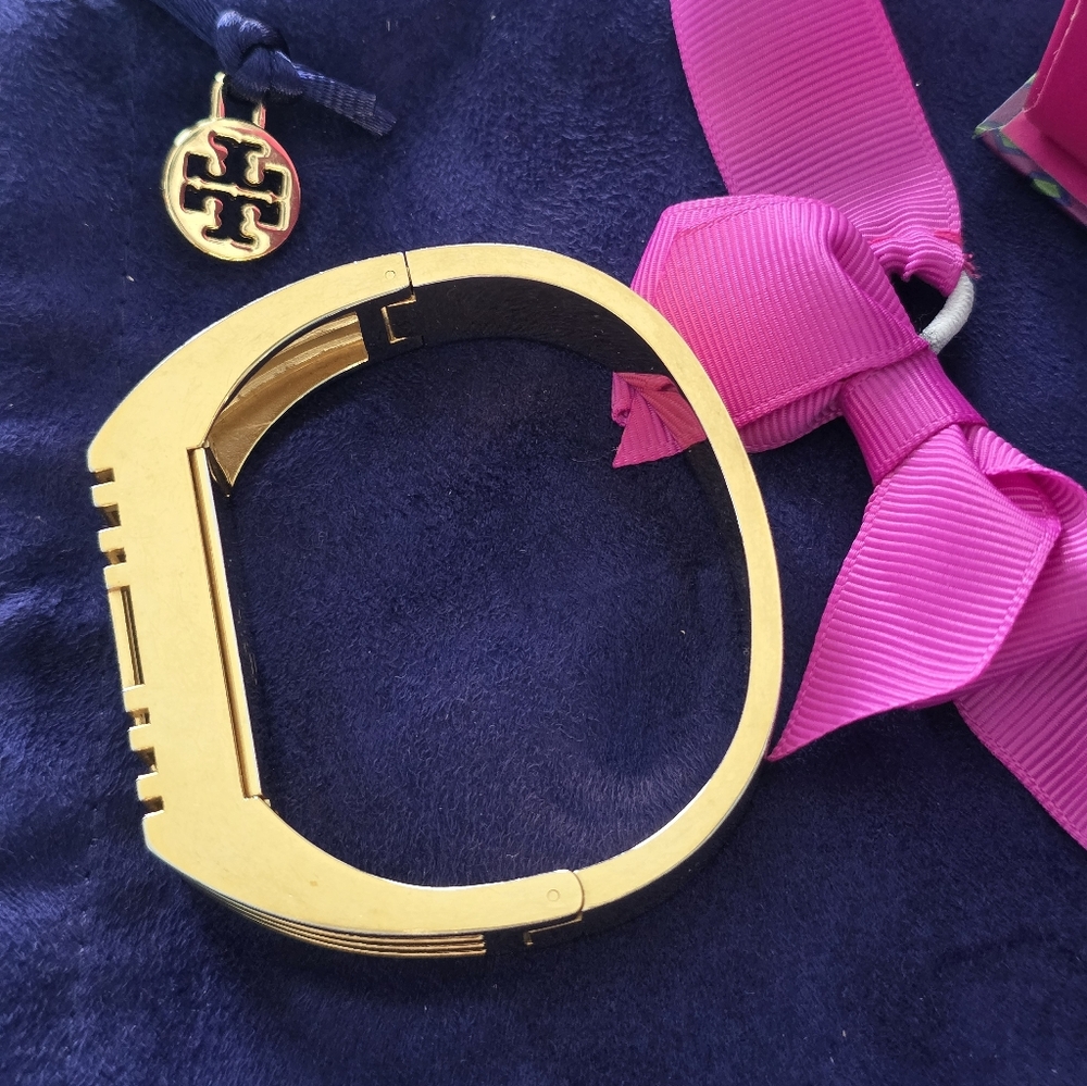 Tory Burch Gold Bangle Bracelet